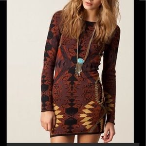 Free people huntress of man bodycon dress size S